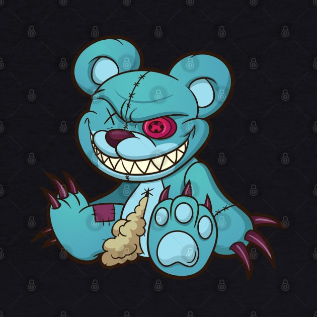 Evil Teddy Bear by memoangeles